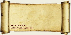 Kristina Žebeljan vizit kartica